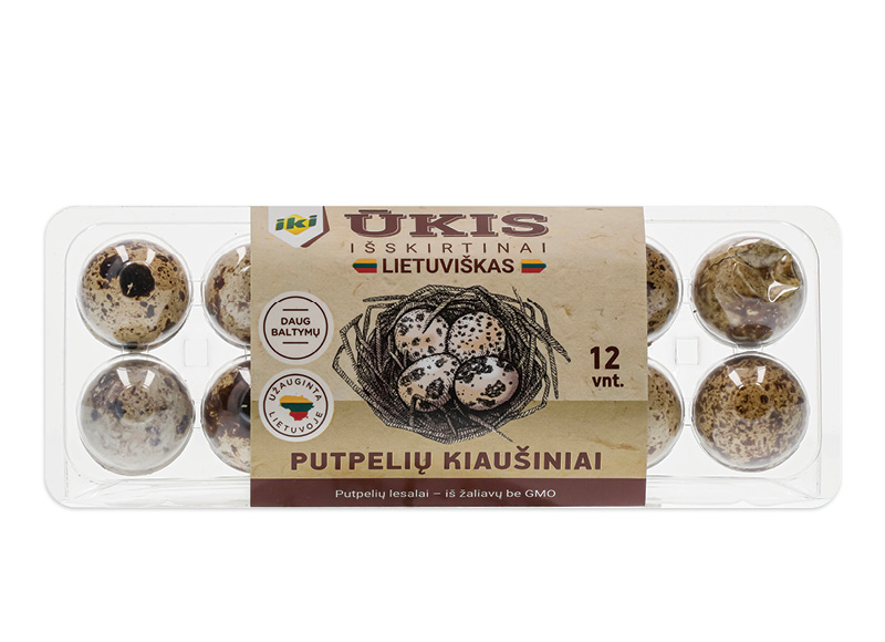 IKI ŪKIS putpelių kiaušiniai