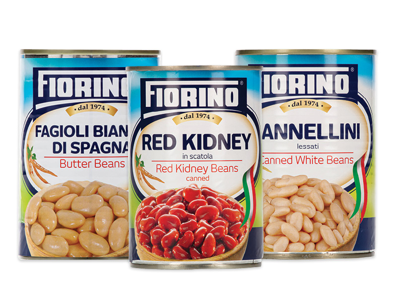 Konservuotoms pupelėms, avinžirniams FIORINO