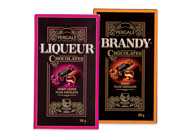 Saldainių dėžutė BRANDY ar LIQUEUR