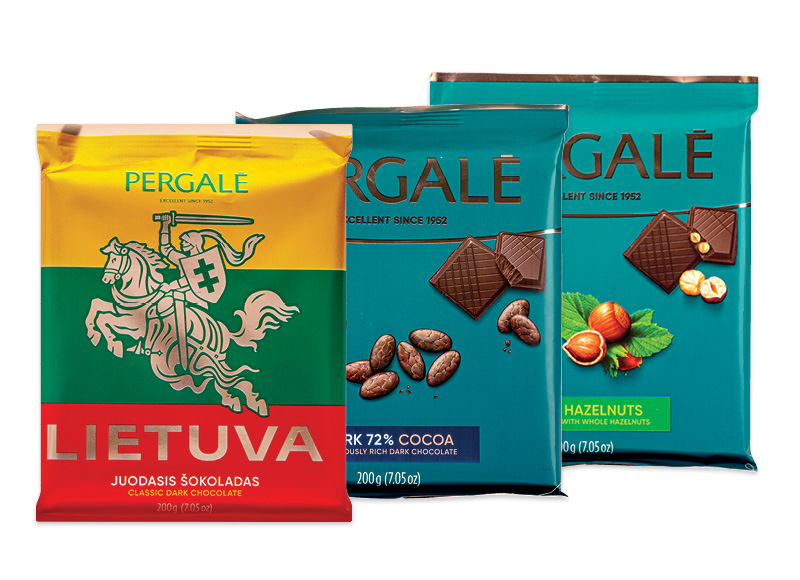 Juodasis šokoladas PERGALĖ