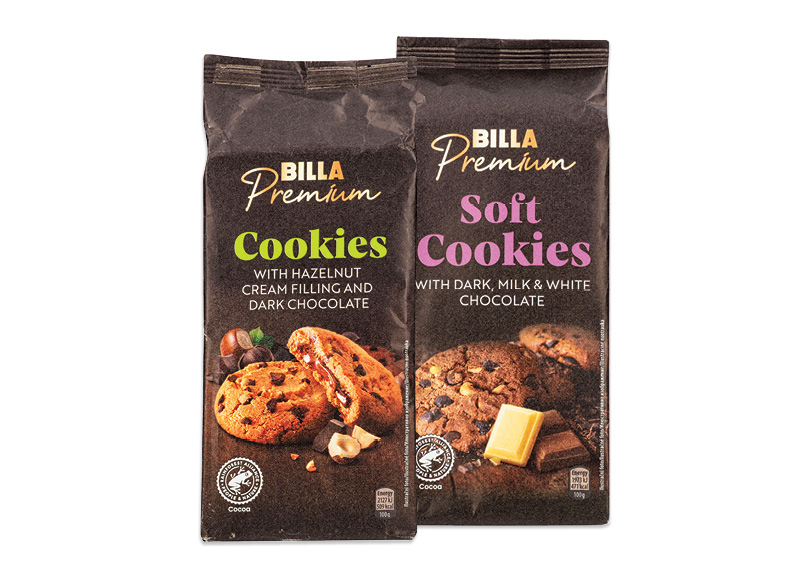 BILLA PREMIUM sausainiai