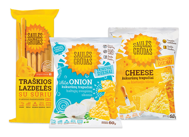 Produkcijai SAULĖS GRŪDAS