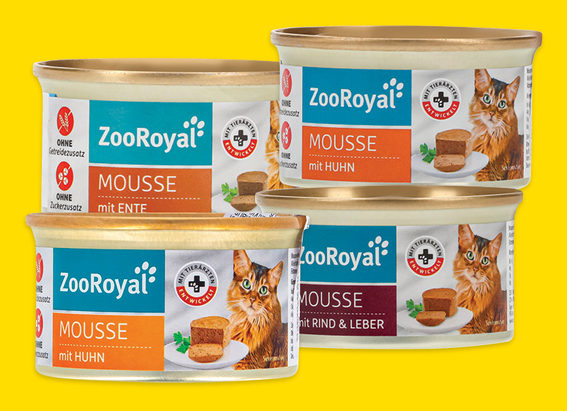 ZOOROYAL kačių ėdalas MOUSSE