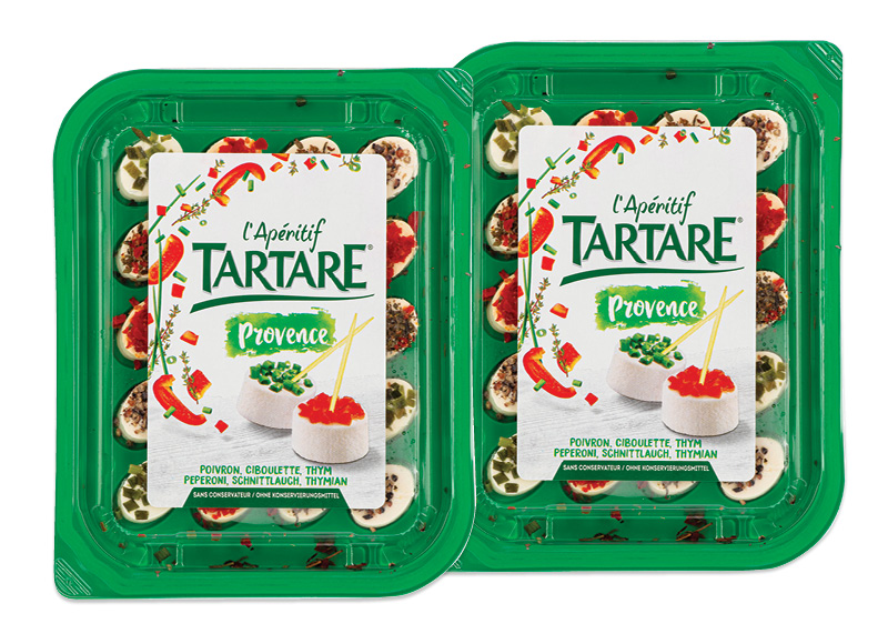Šviežias sūris TARTARE L’APERITIF PROVENCE