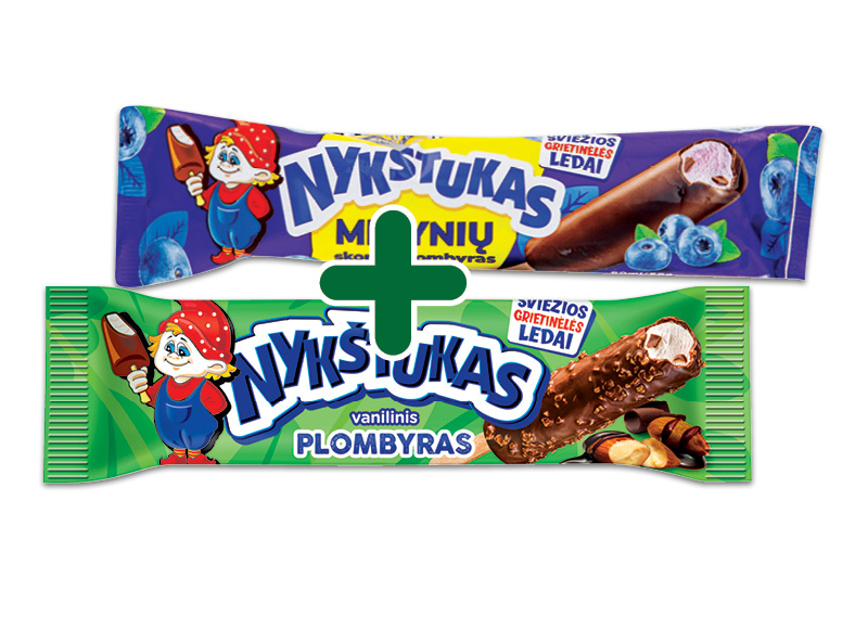 Ledai ant pagaliuko NYKŠTUKAS