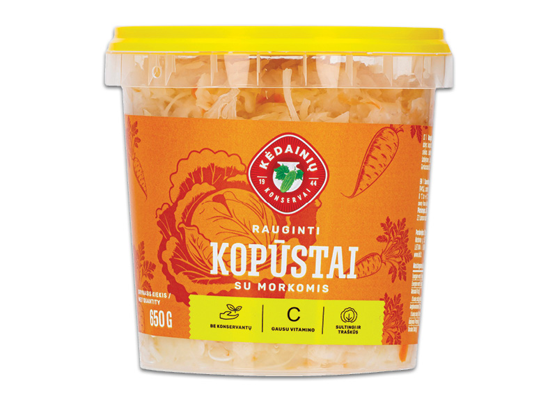 Rauginti kopūstai su morkomis