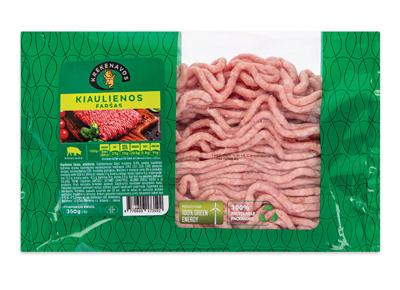 Atšaldytas kiaulienos faršas KREKENAVOS
