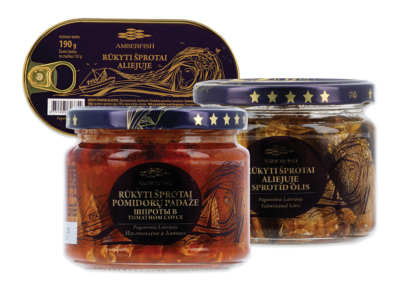 Žuvų konservams AMBERFISH