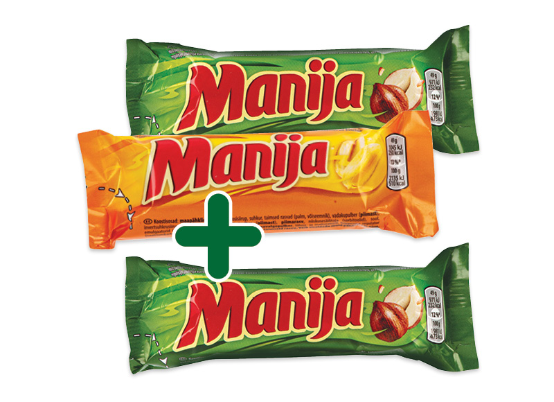 Šokoladinis batonėlis MANIJA
