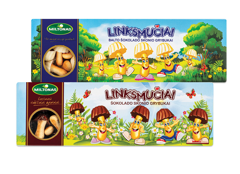 Sausainiai grybukai LINKSMUČIAI