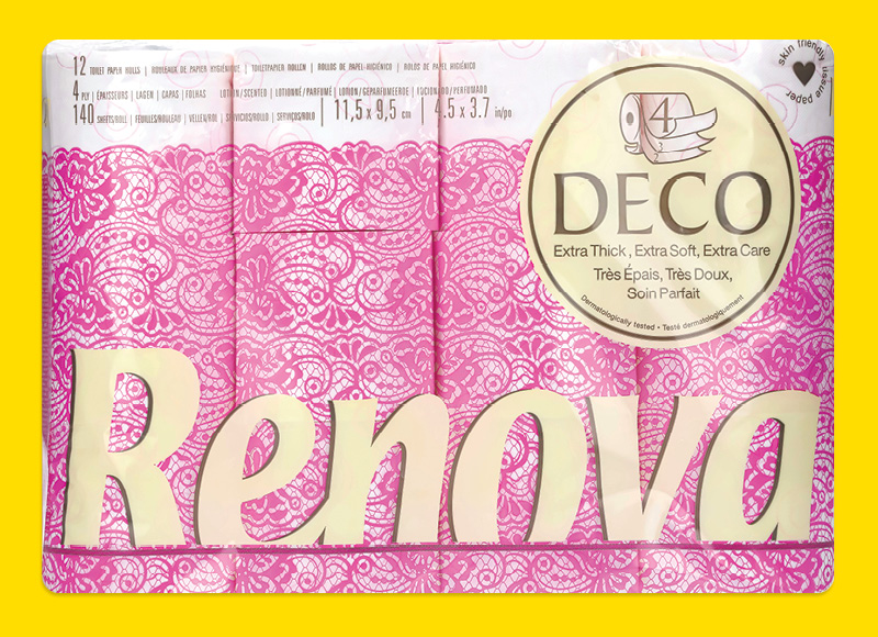 Tualetinis popierius RENOVA DECO