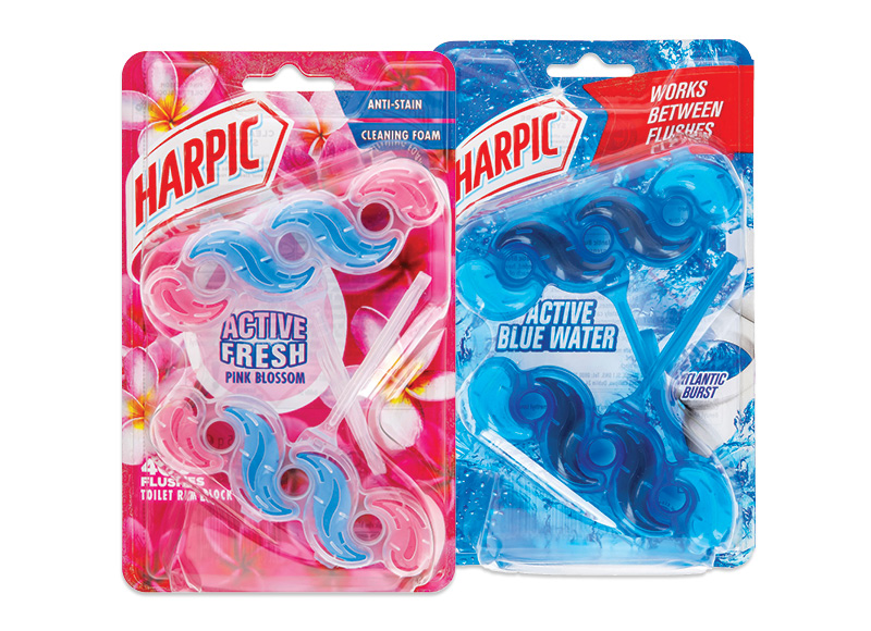 Tualetų valiklis-gaiviklis HARPIC ACTIVE