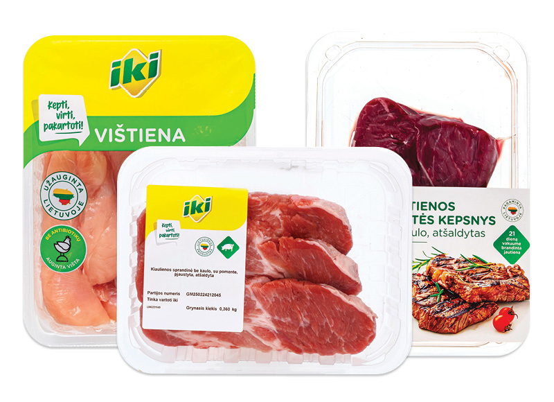 IKI šviežiai fasuotai mėsai