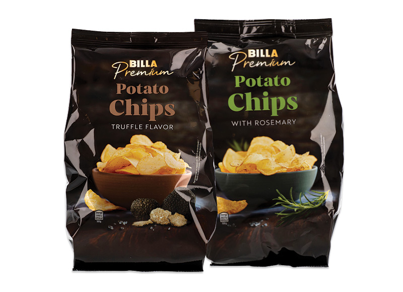 BILLA PREMIUM traškučiai