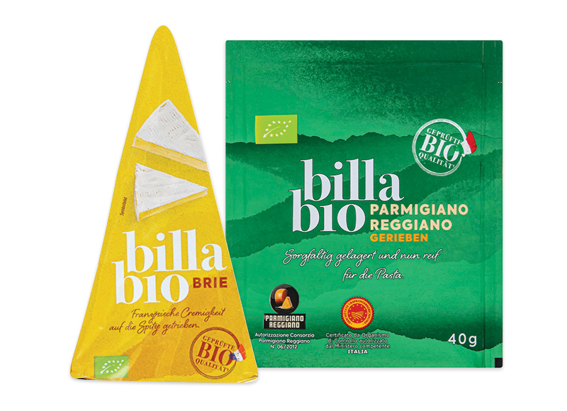 BILLA BIO sūriams