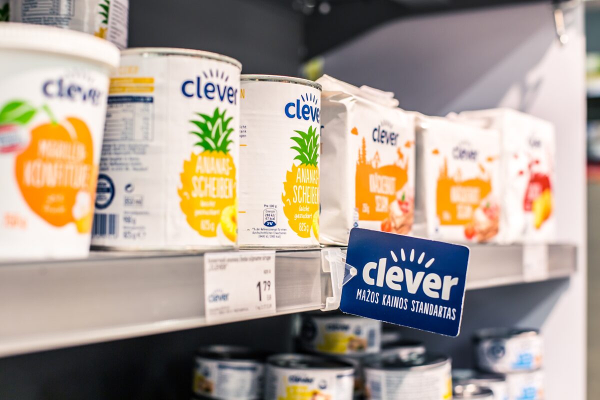 IKI parduotuvių lentynose – naujas privatus prekių ženklas „Clever“