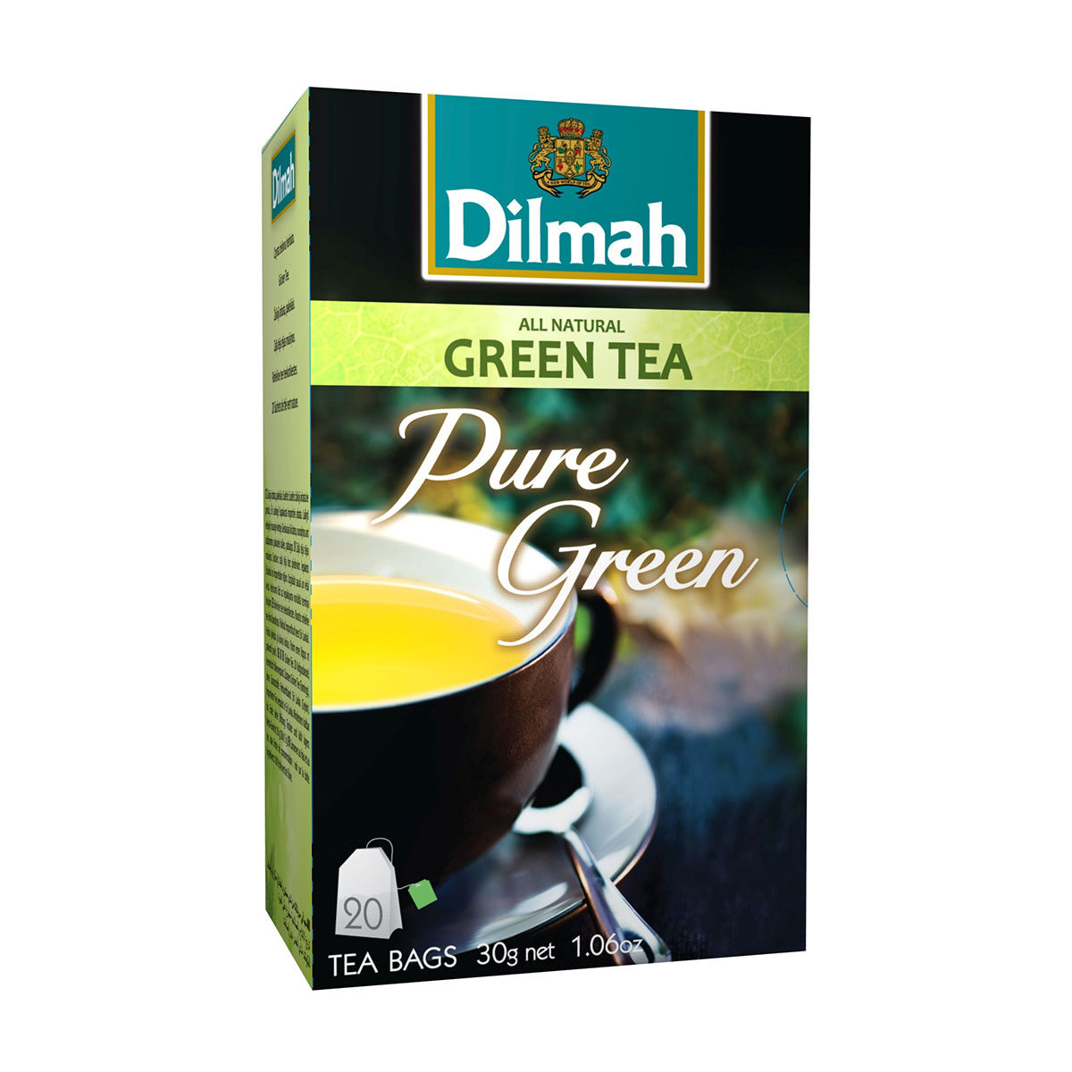 zalioji-arbata-dilmah-pure-green