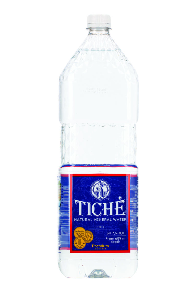 Natūralus negazuotas mineralinis vanduo TICHĖ, 2 l