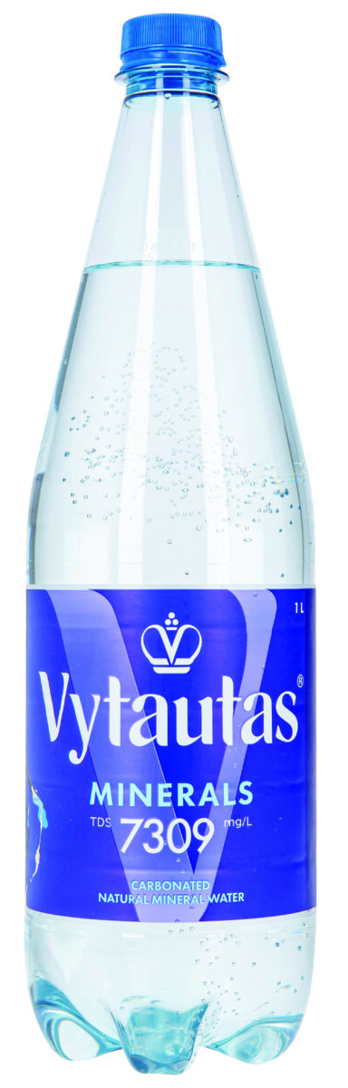 Natūralus gazuotas mineralinis vanduo VYTAUTAS, 1 l