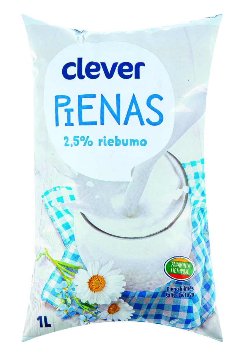 pienas-clever-25-maiselyje