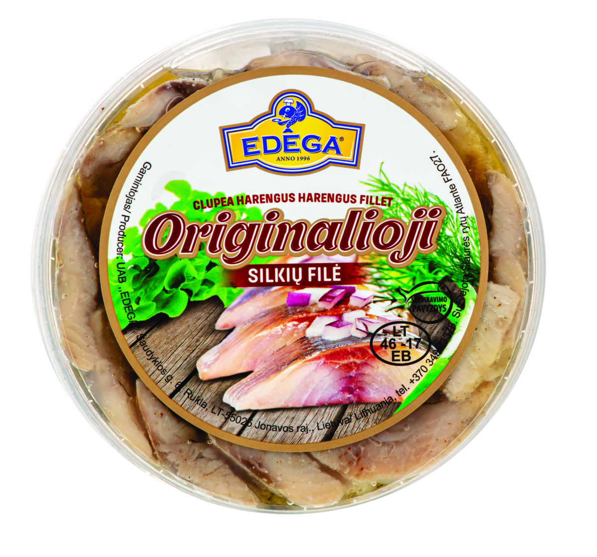 Originalioji silkių filė EDEGA, 500 g