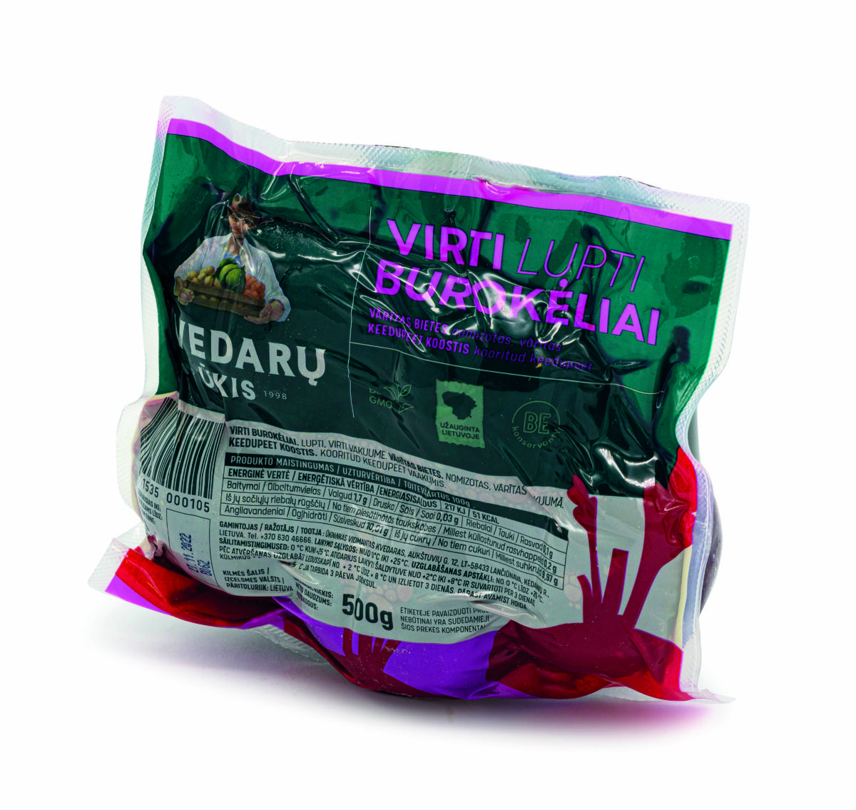 KVEDARŲ ŪKIS virti burokėliai