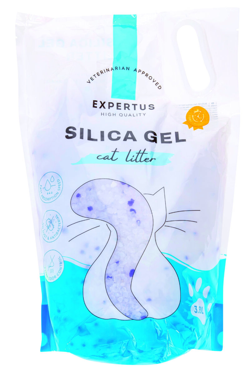 Silikoninis kraikas katėms SILICA GEL, 3.8 l