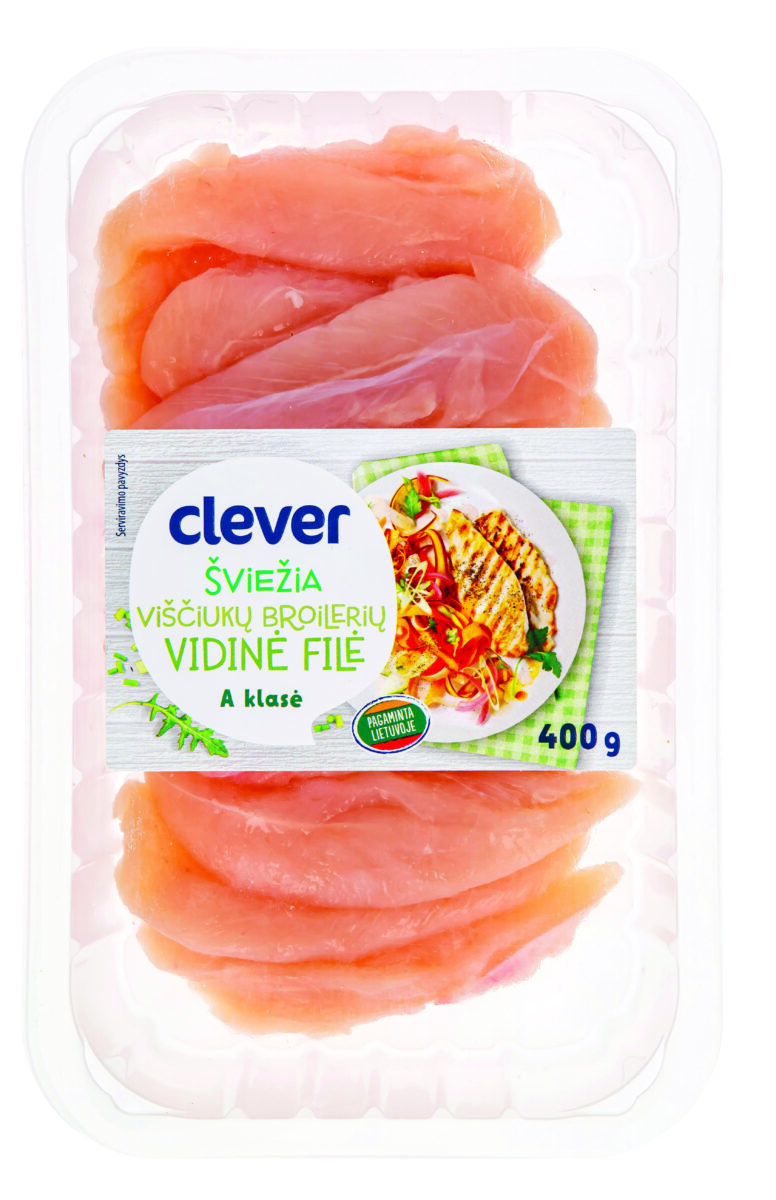 Viščiukų broilerių vidinė filė CLEVER, 400 g