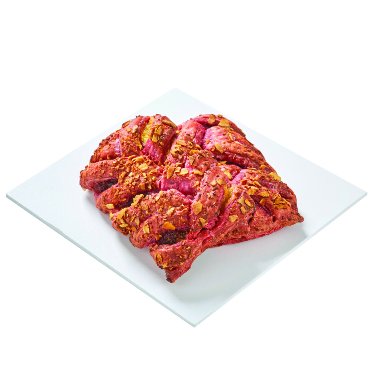 PYRAGĖLIS RAUDONA PYNĖ SU BRAŠKĖMIS IR/KREMU, 100 g