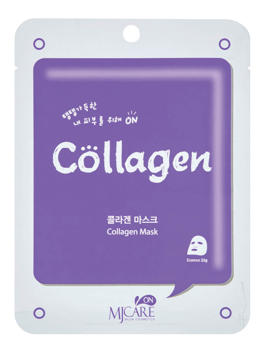 mjcare-on-collagen-mask-stangrinanti-lakstine-veido-kauke-su-kolagenu-22-g