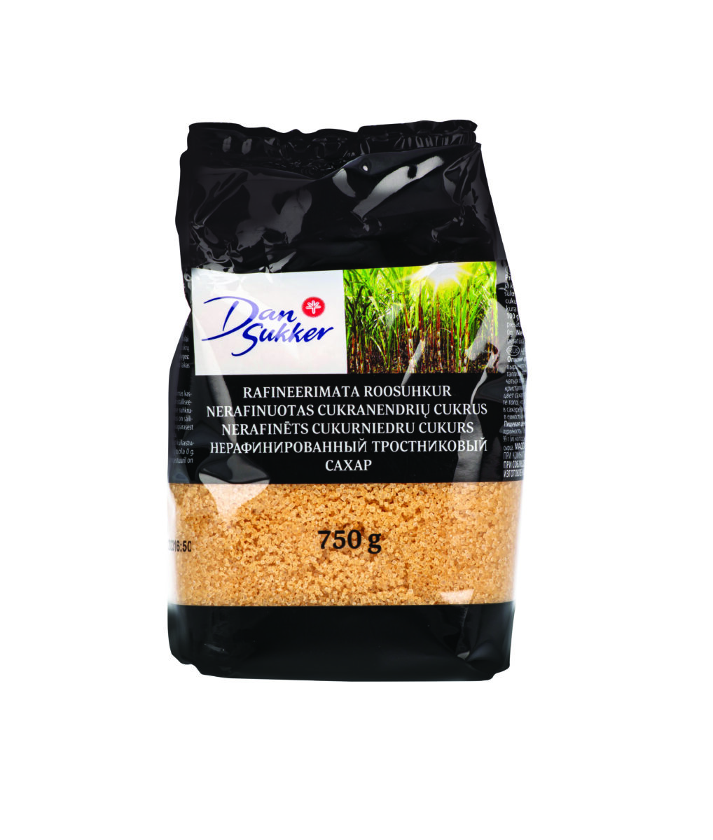 DANSUKKER rudasis cukranendrių cukrus, 750 g