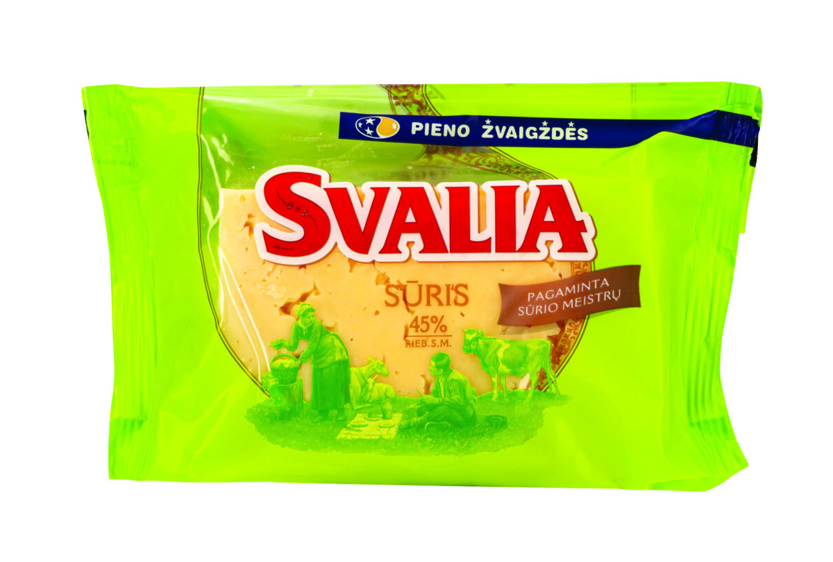 Fermentinis sūris SVALIA, 45% rieb., 240 g