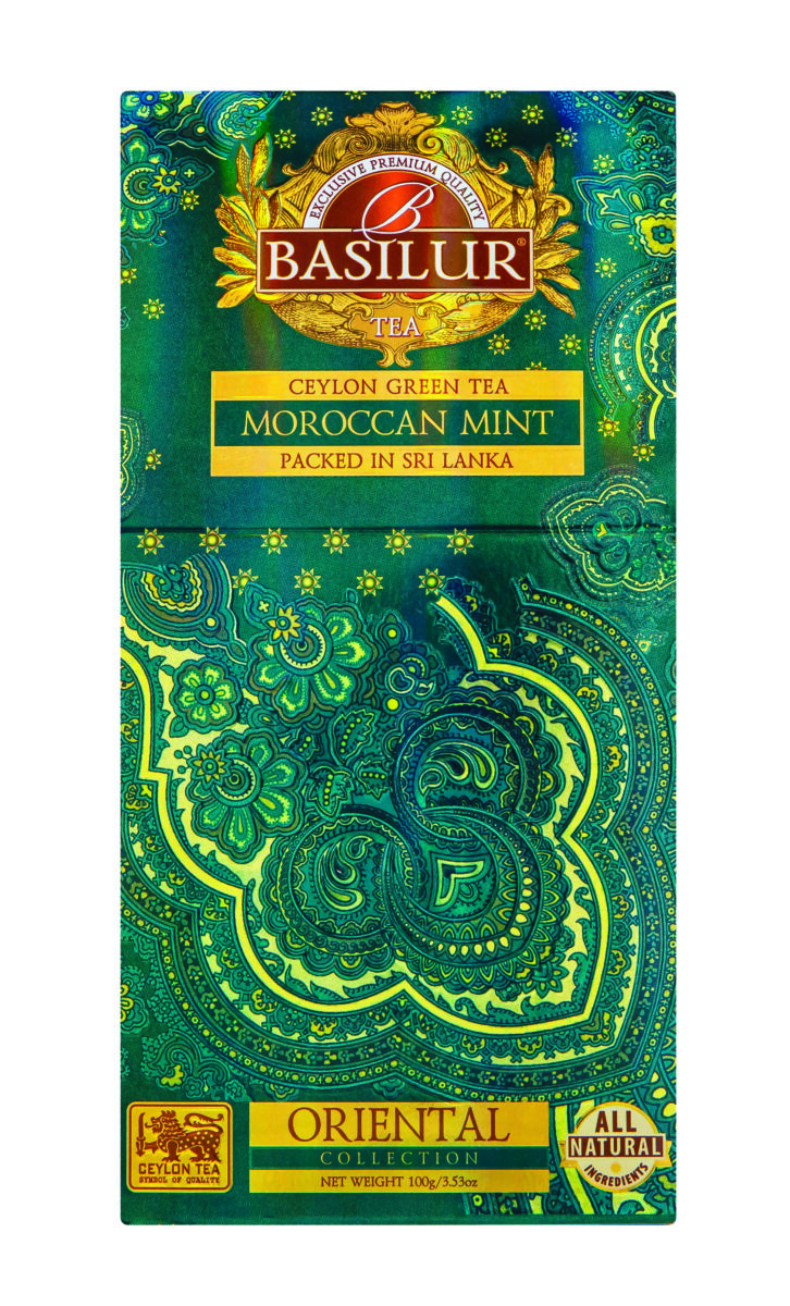 zalioji-arbata-basilur-oriental-collection-moroccan-mint