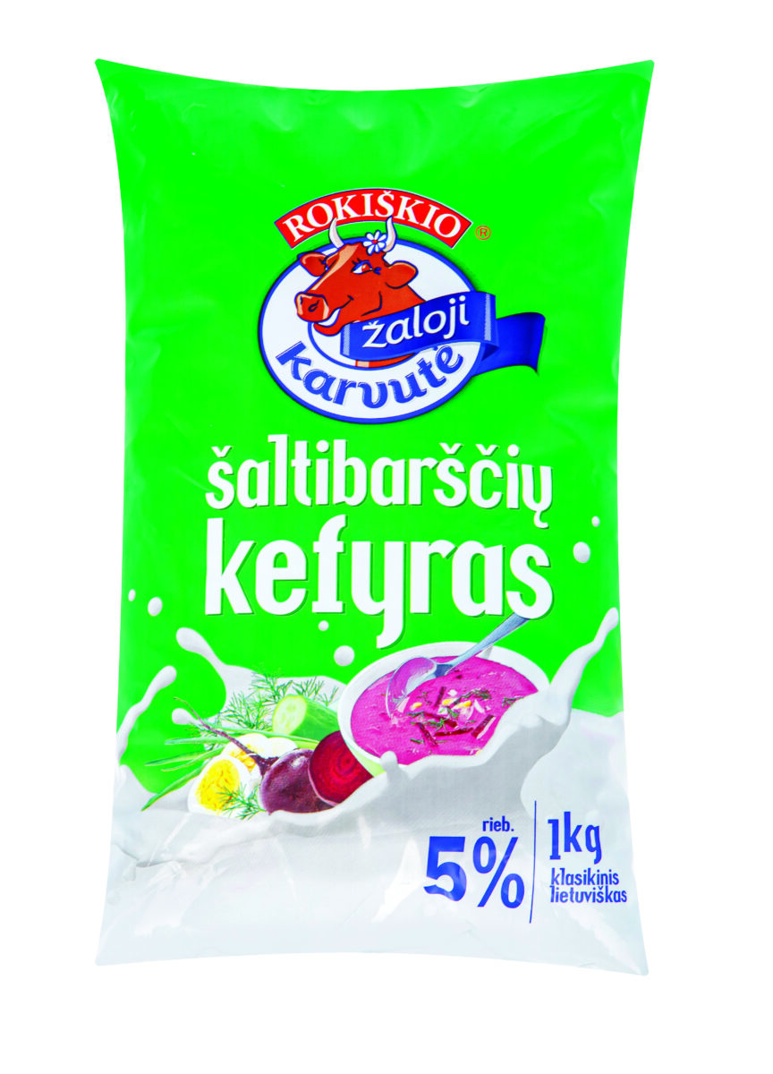 ŽALOJI KARVUTĖ šaltibarščių kefyras