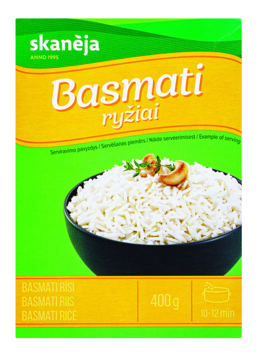 BASMATI ryžiai SKANĖJA, 400 g